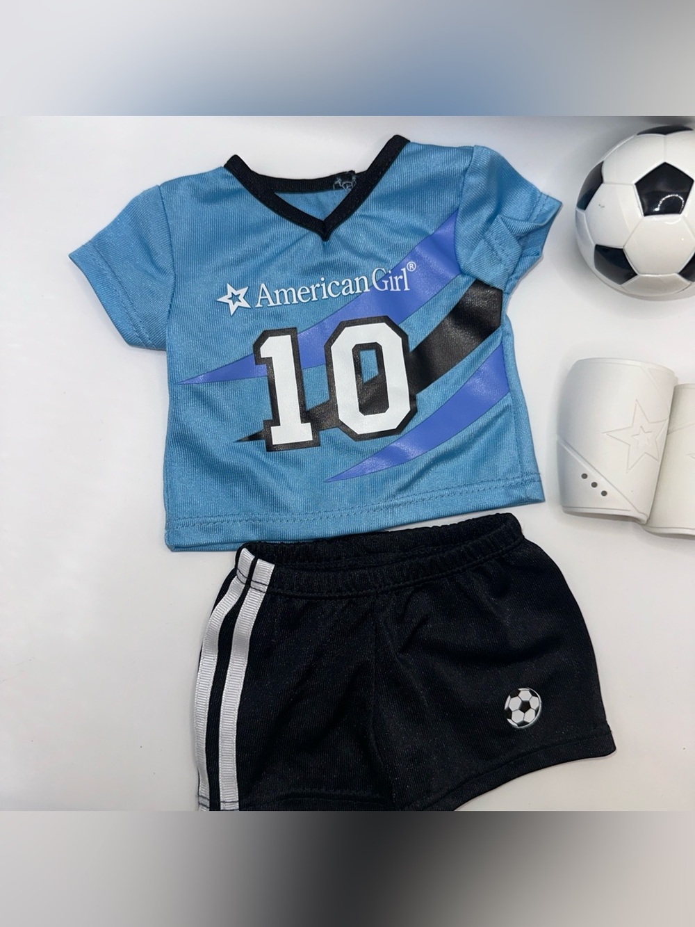 American Girl Doll Truly Me All-Star Soccer Outfit & Accessories Sports Retired - Picture 2 of 11